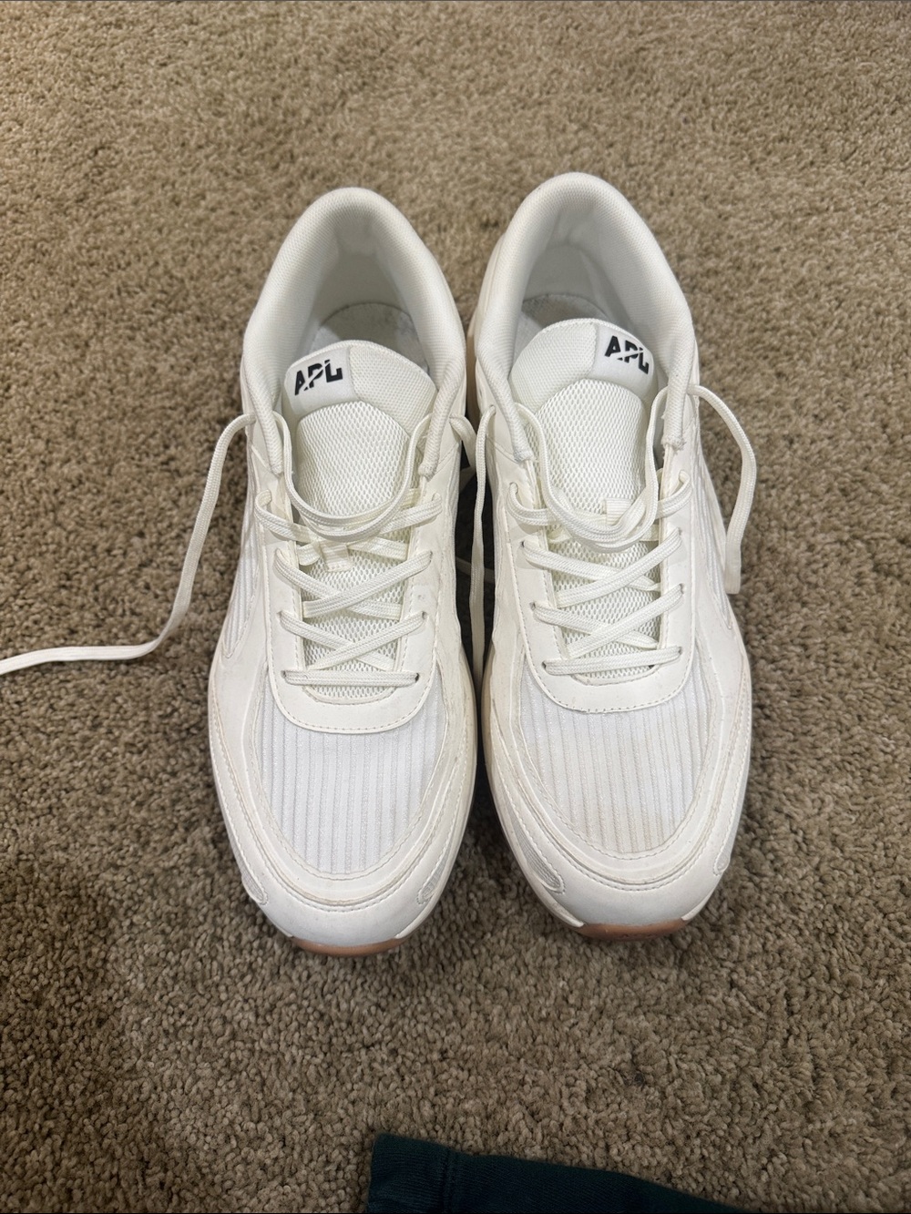 APL Men’s White Lace-Up Performance Sneakers